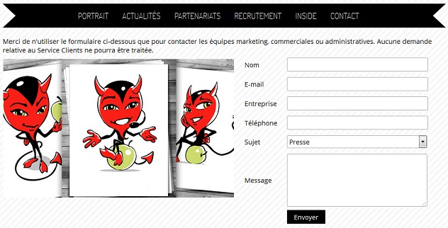 Contact Vente du diable