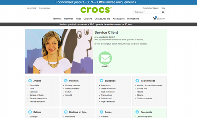 site crocs